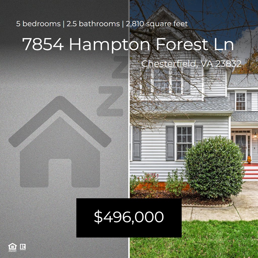 7854 Hampton Forest Ln, Chesterfield, VA 23832